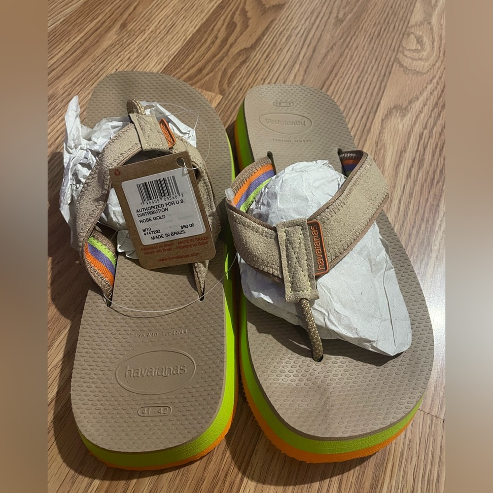 Havaianas men’s size 9/10 new with tags